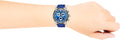 Versace V-Ray Chronograph Quartz Blue Dial Blue Leather Strap Watch for Men - VE2I00721