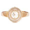Swarovski Crystalline Bracelet White Dial Rose Gold Steel Strap Watch for Women - 5269250