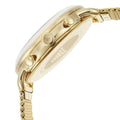Emporio Armani Aviator Chronograph Quartz Beige Dial Gold Mesh Bracelet Watch For Men - AR11315