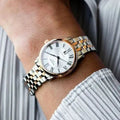 Tissot T Classic Carson Premium 30 White Dial Two Tone Steel Strap Watch for Women - T122.207.22.033.00
