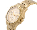 Guess Mini Phantom Diamonds Gold Dial Gold Steel Strap Watch for Women - W0235L5