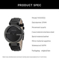 Gucci Interlocking G Black Dial Watch For Women - YA133302
