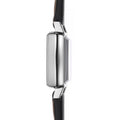 Tissot Lovely Square Quartz Diamonds Black Dial Black Leather Strap Watch For Women - T058.109.16.056.00