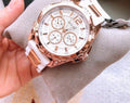 Guess Intrepid White Dial Two Tone Silicone Strap Watch For Women - W0325L6