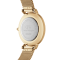 Daniel Wellington Petite Emerald Green Dial Gold Mesh Strap Watch For Women - DW00100480