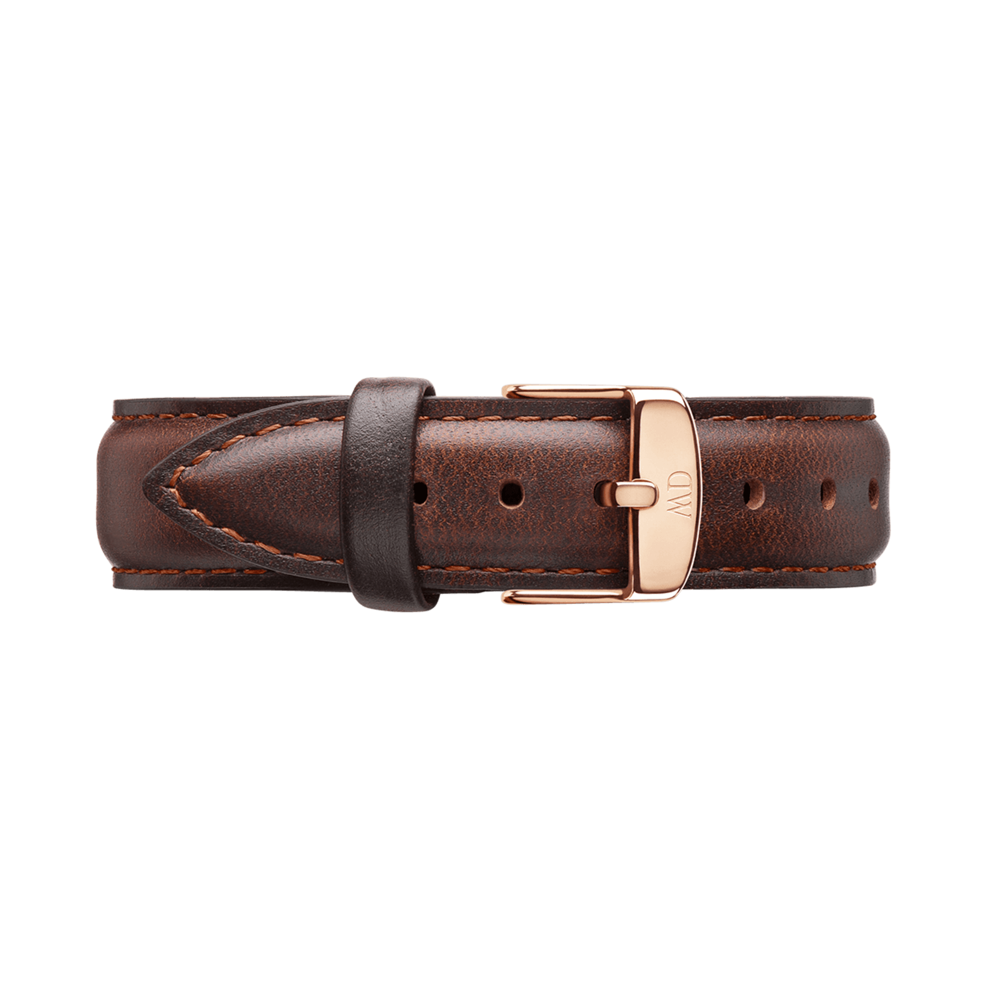 Daniel Wellington Classic Petite York White Dial Brown Leather Strap Watch For Women - DW00100176