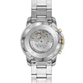 Fossil Grant Sport Automatic Skeleton Blue Dial Two Tone Steel Strap Watch for Men - ME3141