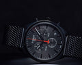 Tissot T Classic PR 100 Chronograph Black Dial Black Mesh Bracelet Watch For Men - T101.417.33.051.00