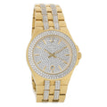 Bulova Crystal Collection Silver Dial Two Tone Steel Strap Watch for Men - 98K102