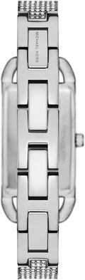 Michael Kors Empire Three-Hand Silver Dial Silver Steel Strap Watch for Women - MK4841