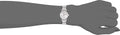 Emporio Armani Gianni T Bar Quartz Silver Dial Silver Steel Strap Watch For Women - AR1935