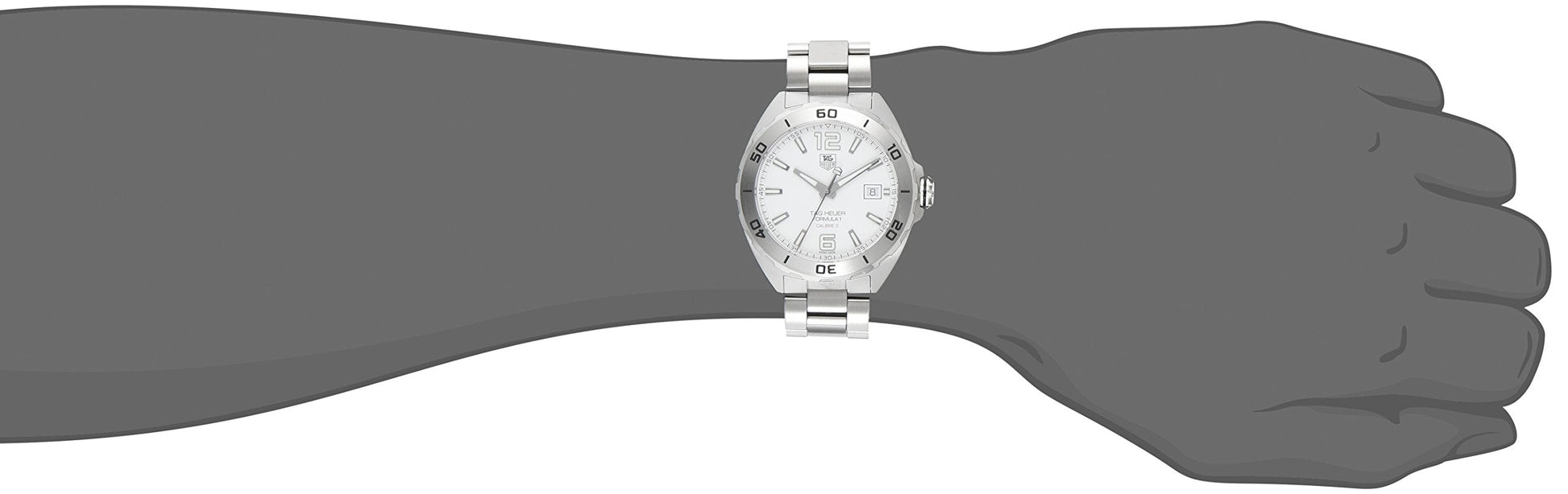 Tag Heuer Formula 1 White Dial Watch for Men - WAZ2114.BA0875
