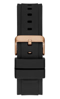 Guess Matrix Multifunction Black Dial Black Rubber Strap Watch For Men - GW0423G5