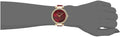 Michael Kors Parker Mother of Pearl Red Dial Two Tone Steel Strap Watch for Women - MK6427