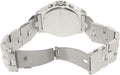 Marc Jacobs Blade Chronograph Brown Dial Silver Steel Strap Watch for Women - MBM8636