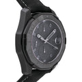 Tag Heuer Aquaracer Automatic Chronograph Special Edition Titanium Grey Dial Black Leather Strap Watch for Men - CAY218B.FC6370