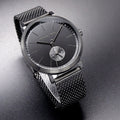 Michael Kors Irving Quartz Black Dial Black Mesh Bracelet Watch For Men - MK8742