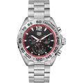 Tag Heuer Formula 1 Chronograph Black Dial Silver Steel Strap Watch for Men - CAZ101Y.BA0842
