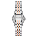 Michael Kors Lexington Three-Hand White Dial Two Tone Steel Strap Watch for Women - MK4817