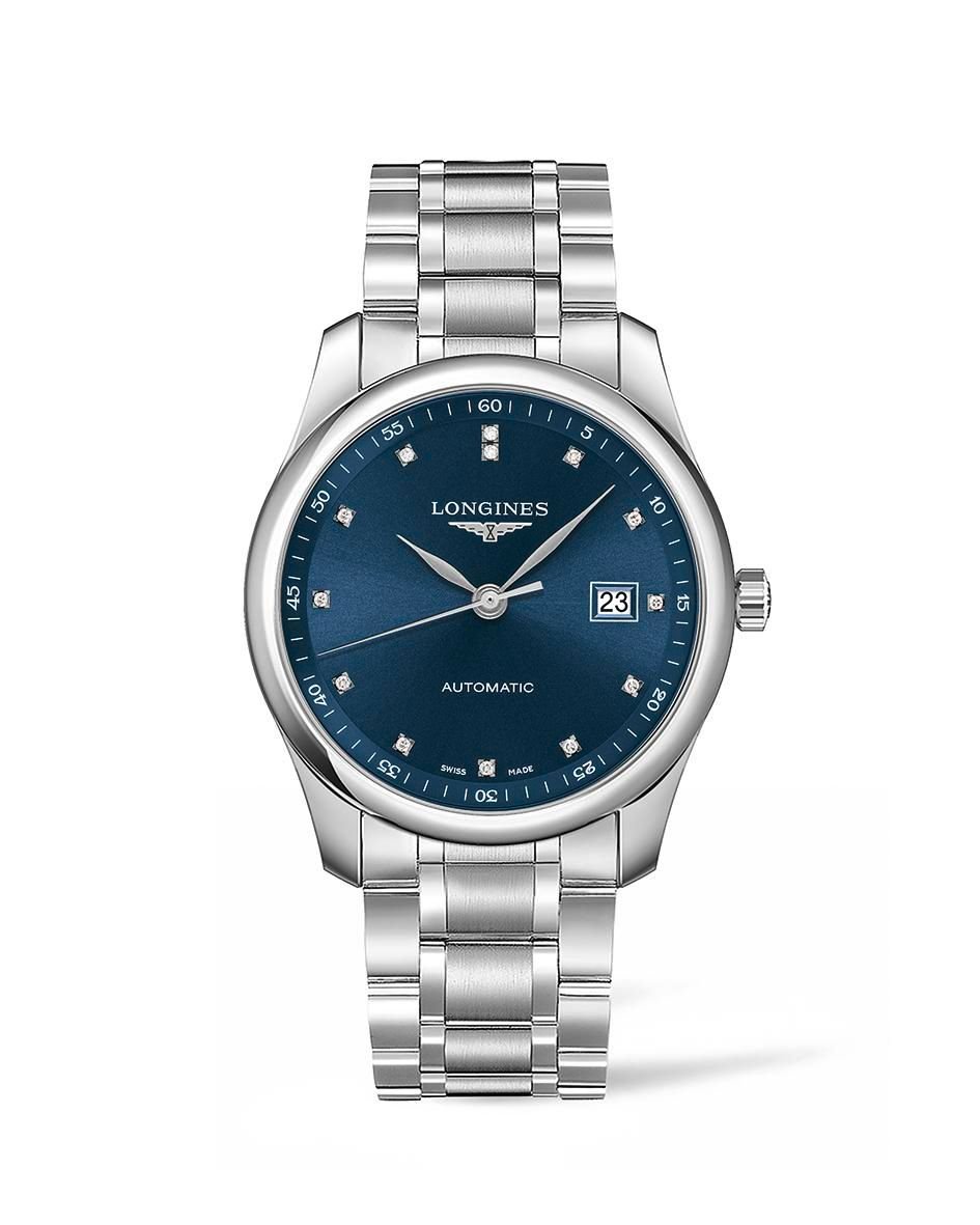 Longines Master Collection Automatic 40mm Blue Dial Silver Steel Strap Watch for Men - L2.793.4.97.6