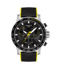 Tissot T Sport Supersport Chrono Tour De France Black Dial Black Nylon Strap Watch for Men - T125.617.17.051.00