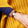 Tissot Bridgeport Lady White Dial Brown Leather Strap Watch For Women - T097.010.26.118.00