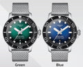 Tissot Seastar 1000 Powermatic 80 Blue Dial SIlver Mesh Bracelet Watch For Men - T120.407.11.041.02