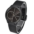 Calvin Klein Minimal Black Dial Black Mesh Bracelet Watch for Women - K3M5245X