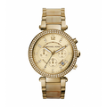 Michael Kors Parker Gold Dial Gold Steel Strap Watch for Women - MK5632