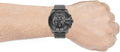 Diesel Mega Chief Chronograph Black Dial Black Mesh Strap Watch For Men - DZ4527
