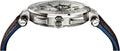 Versace Aion Chronograph White Dial Brown Leather Strap Watch for Men - VBR010017