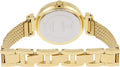 Guess Quartz White Dial Gold Steel Strap Watch For Women - W1152L2