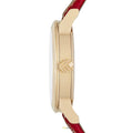 Burberry The City Champagne Dial Leather Strap Watch for Women - BU9139