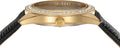 Michael Kors Harlowe Analog White Dial Black Leather Strap Watch For Women - MK2988