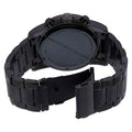 Marc Jacobs Larry Chronograph Black Dial Black Steel Strap Watch for Men - MBM8606