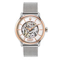 Maserati Epoca Automatic White Dial Silver Mesh Bracelet Watch For Men - R8823118001