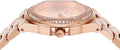 Michael Kors Lennox Quartz Rose Gold Dial Rose Gold Steel Strap Watch For Women - MK7405