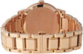 Burberry The City White Dial Rose Gold Steel Strap Watch for Women - BU9004