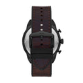 Fossil Bronson Chronograph Brown Dial Brown Leather Strap Watch for Men - FS5713