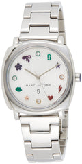 Marc Jacobs Mandy Silver Dial Silver Steel Strap Watch for Women - MJ3548