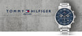Tommy Hilfiger Evan Chronograph Blue Dial Silver Steel Strap Watch For Men - 1710409