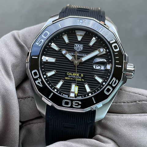 Tag Heuer Aquaracer Black Dial Watch for Men - WAY201A.FT6142