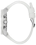 Guess Poseidon Chronograph Rainbow Dial White Silicone Strap Watch For Men - GW0425G4
