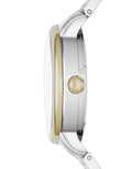 Marc Jacobs Fergus Silver Dial Two Tone Steel Strap Watch for Women - MBM3426