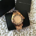 Marc Jacobs Henry Rose Gold Dial Rose Gold Steel Strap Watch for Women - MBM3207