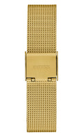 Guess Fame Diamonds Gold Dial Gold Mesh Bracelet Watch for Women - GW0508L2