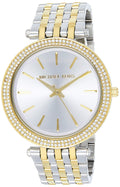Michael Kors Darci Silver Dial Two Tone Stainless Steel Strap Watch for Women - MK3215