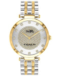 Coach Park Silver Dial Rose Gold Steel Strap Watch for Women - 14503735
