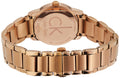 Calvin Klein City White Mother of Pearl Dial Rose Gold Steel Strap Watch for Women - K2G23646