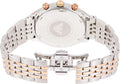 Emporio Armani Zeta Chronograph Quartz White Dial Two Tone Steel Strap Watch For Men - AR1998